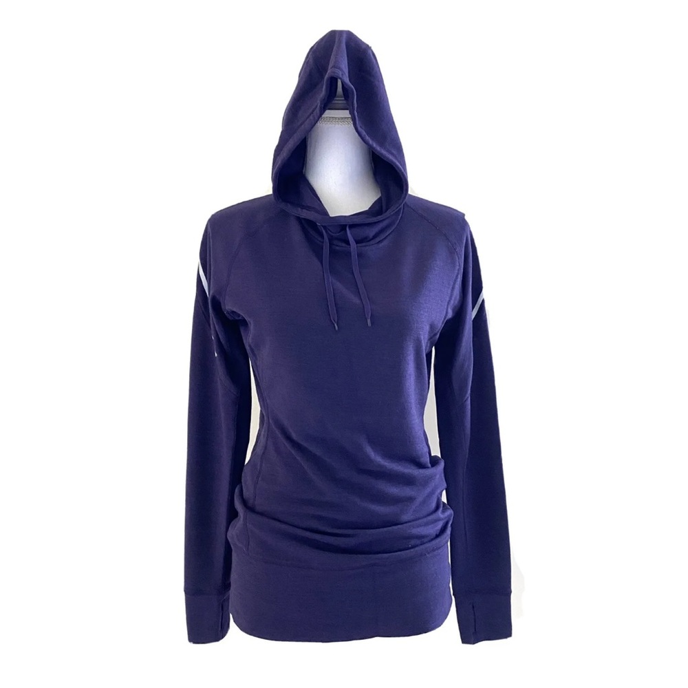 Nike Size Small Stay Warm Wool Blend Hoodie Purple